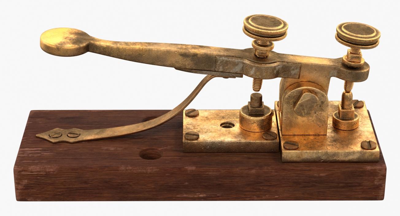 Vintage Telegraph Device 3D model