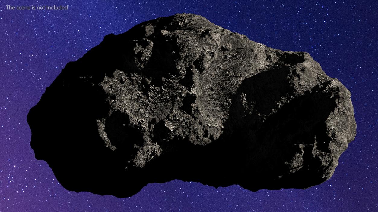 3D Chondrite Asteroid model