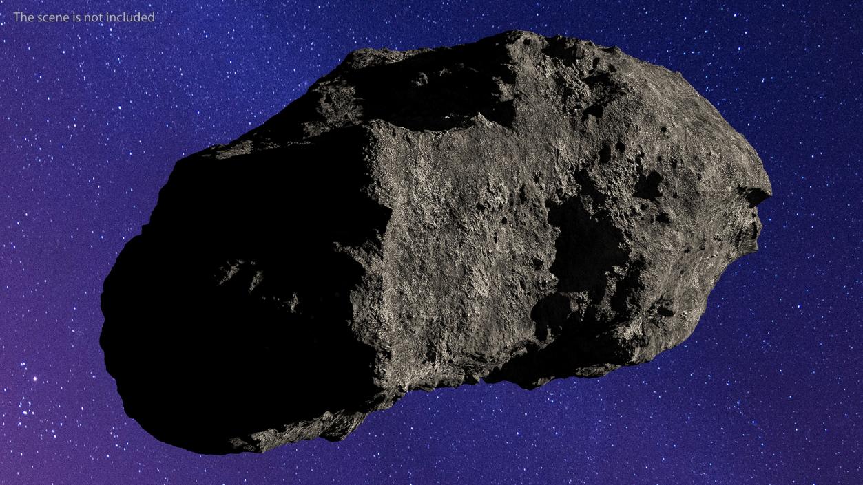 3D Chondrite Asteroid model