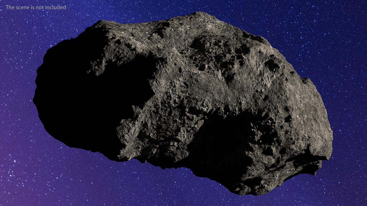 3D Chondrite Asteroid model