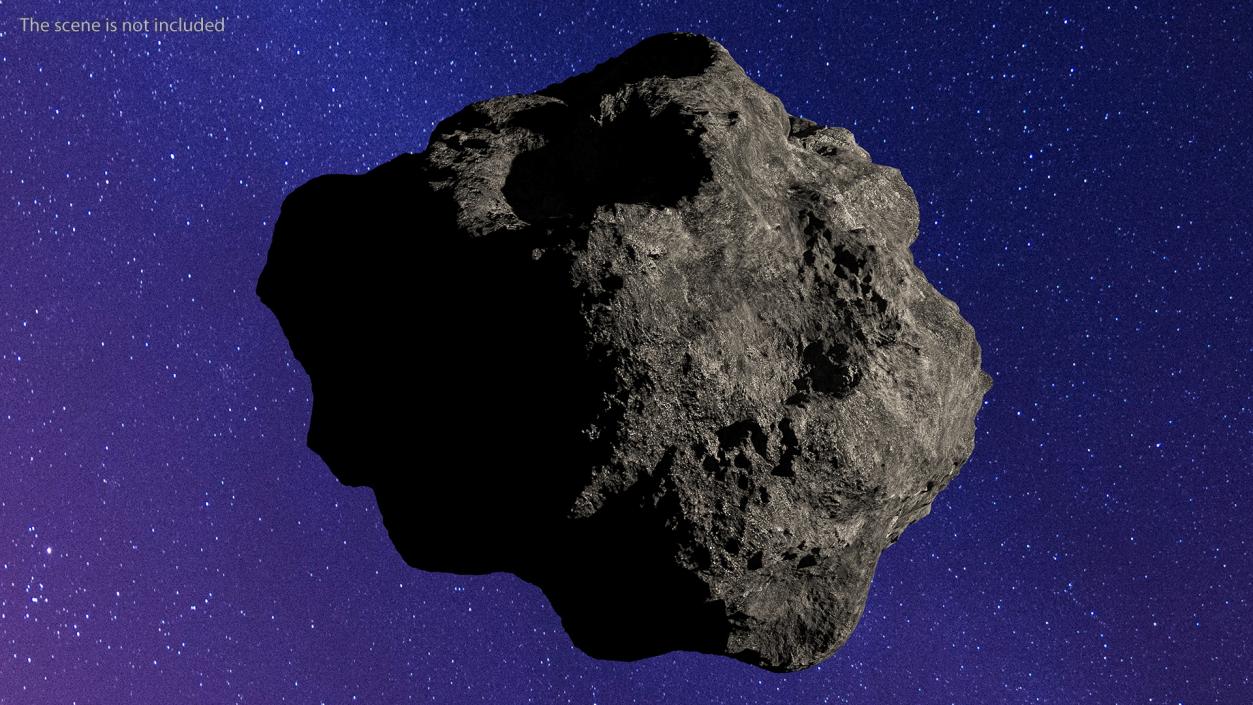 3D Chondrite Asteroid model