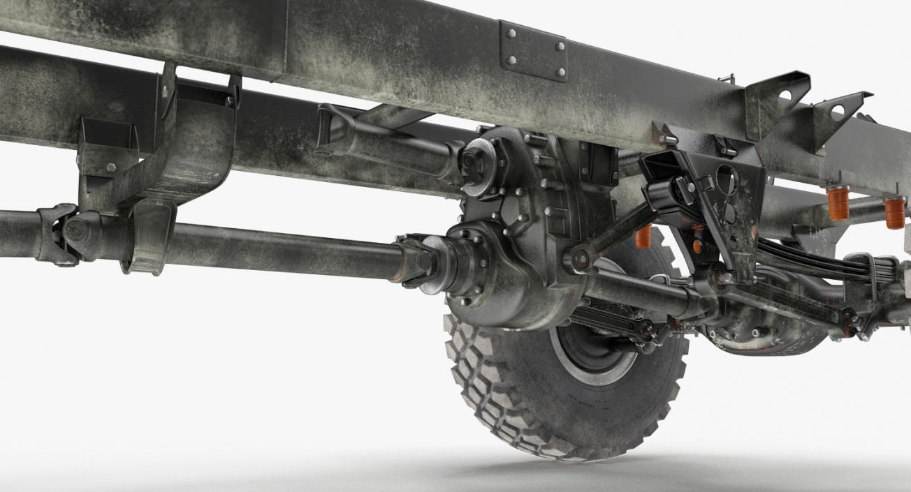 4X4 Truck Chassis 3D