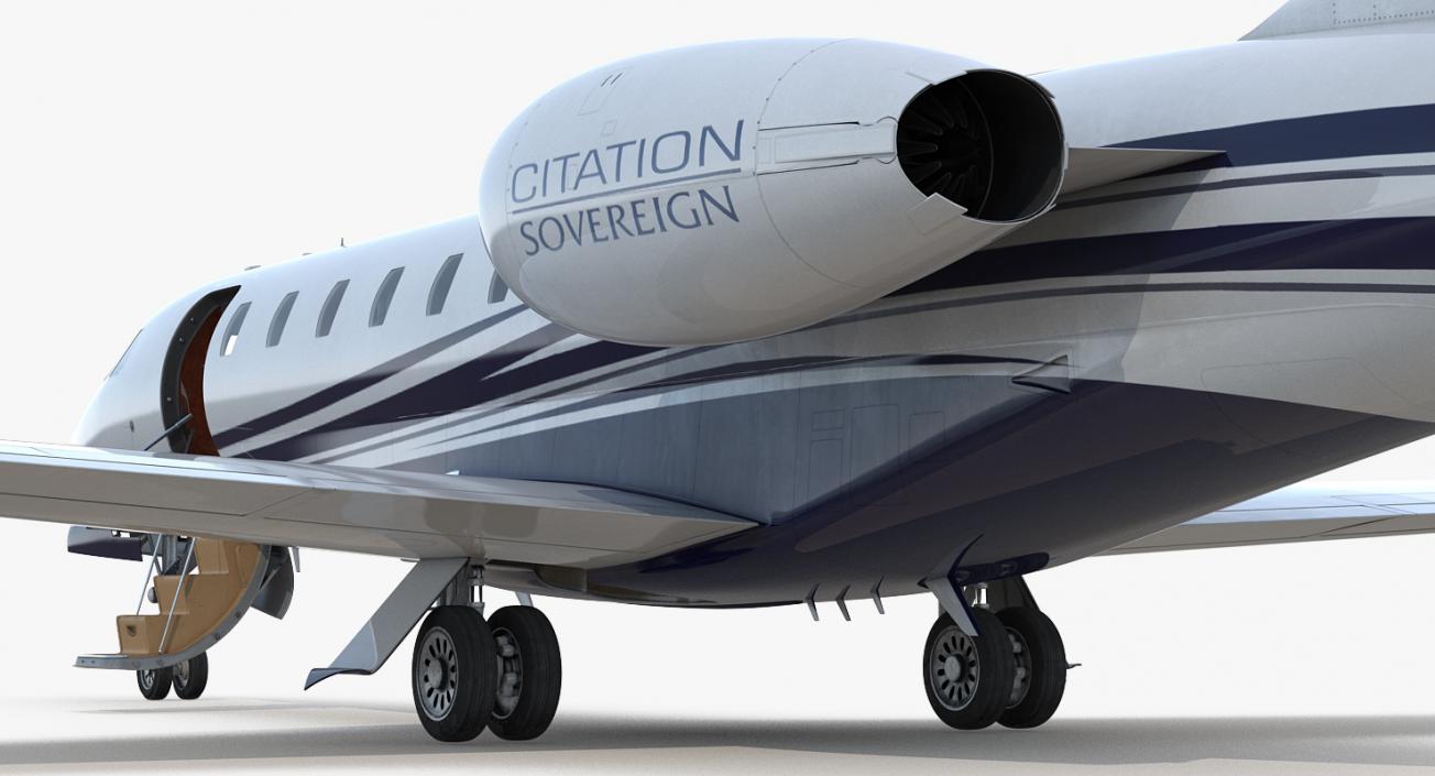 Cessna 680 Citation Sovereign 3D model