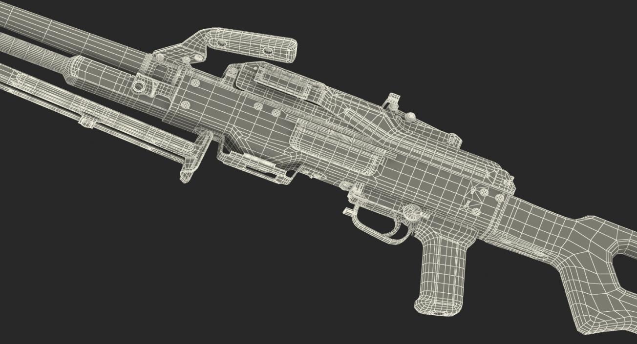 3D model Machine Gun PKM