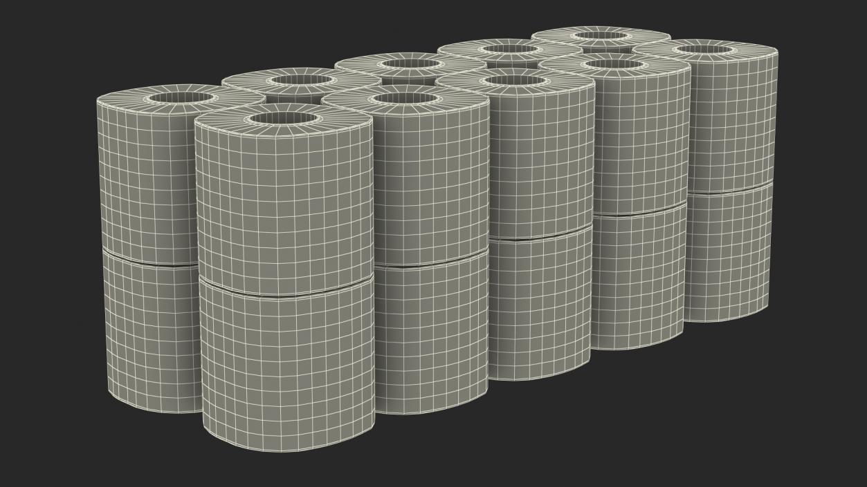 Toilet Paper Packs Collection 3D model