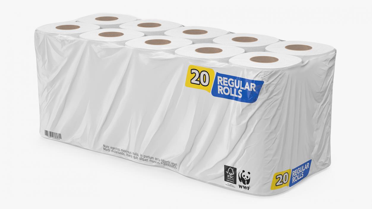 Toilet Paper Packs Collection 3D model