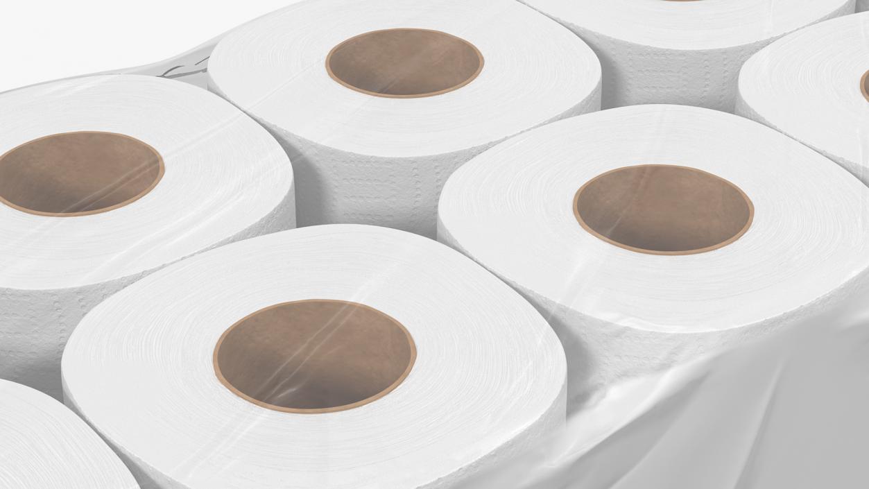 Toilet Paper Packs Collection 3D model