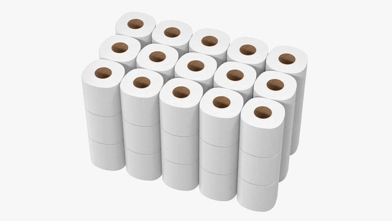 Toilet Paper Packs Collection 3D model