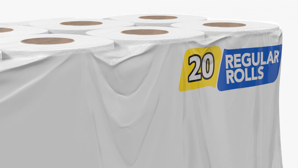 Toilet Paper Packs Collection 3D model