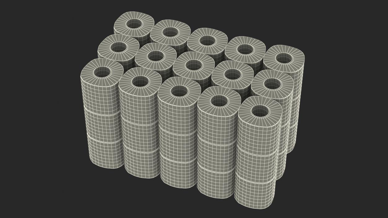 Toilet Paper Packs Collection 3D model