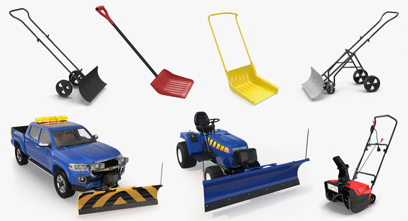 3D model Snow Removal Equipment 3D Models Collection 2