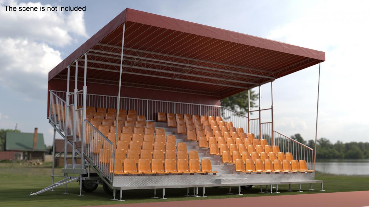 3D model Outdoor Grandstand 2