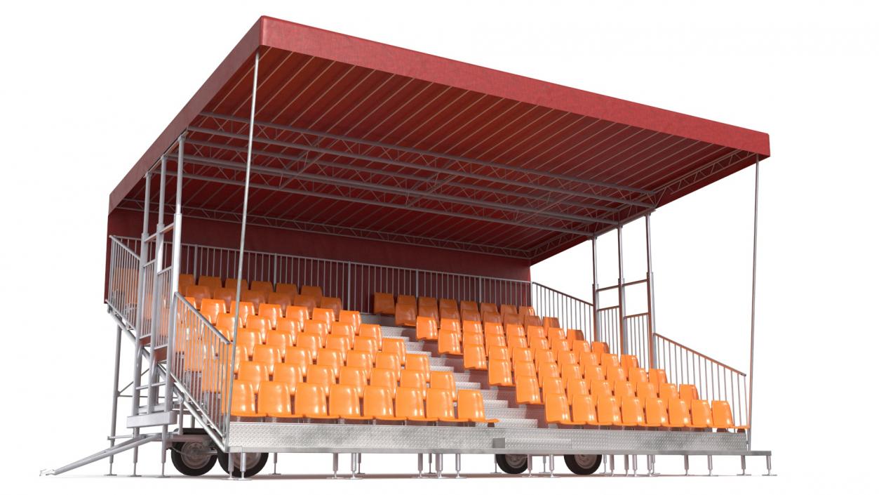 3D model Outdoor Grandstand 2