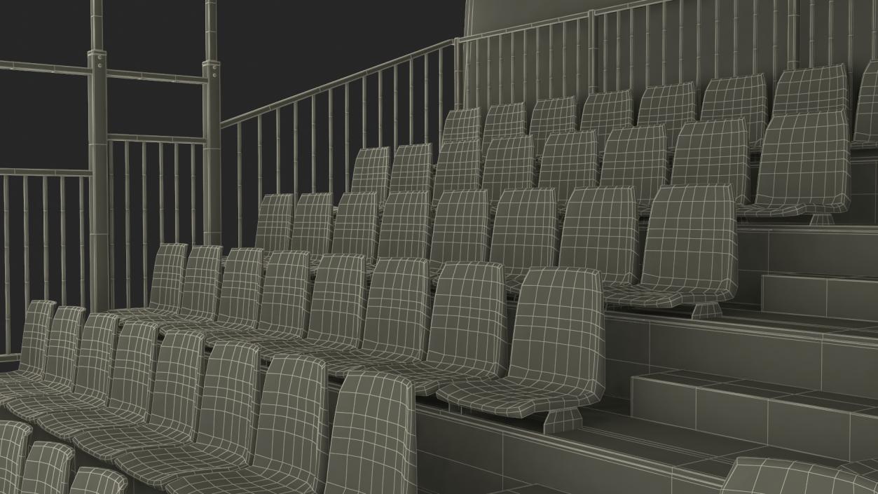 3D model Outdoor Grandstand 2