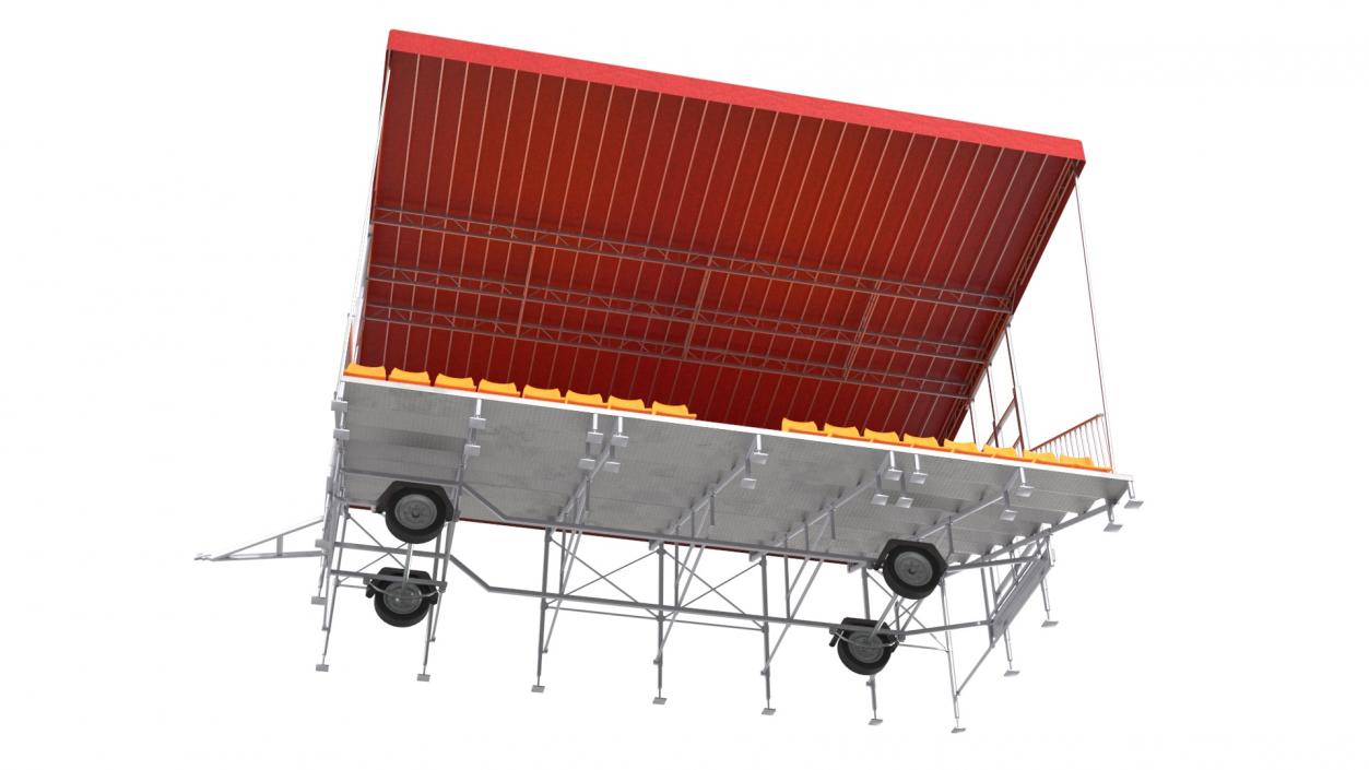 3D model Outdoor Grandstand 2