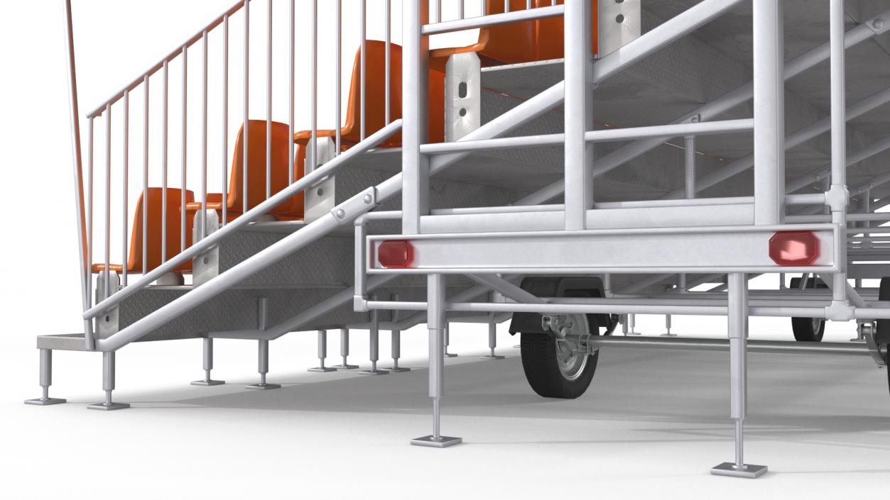 3D model Outdoor Grandstand 2