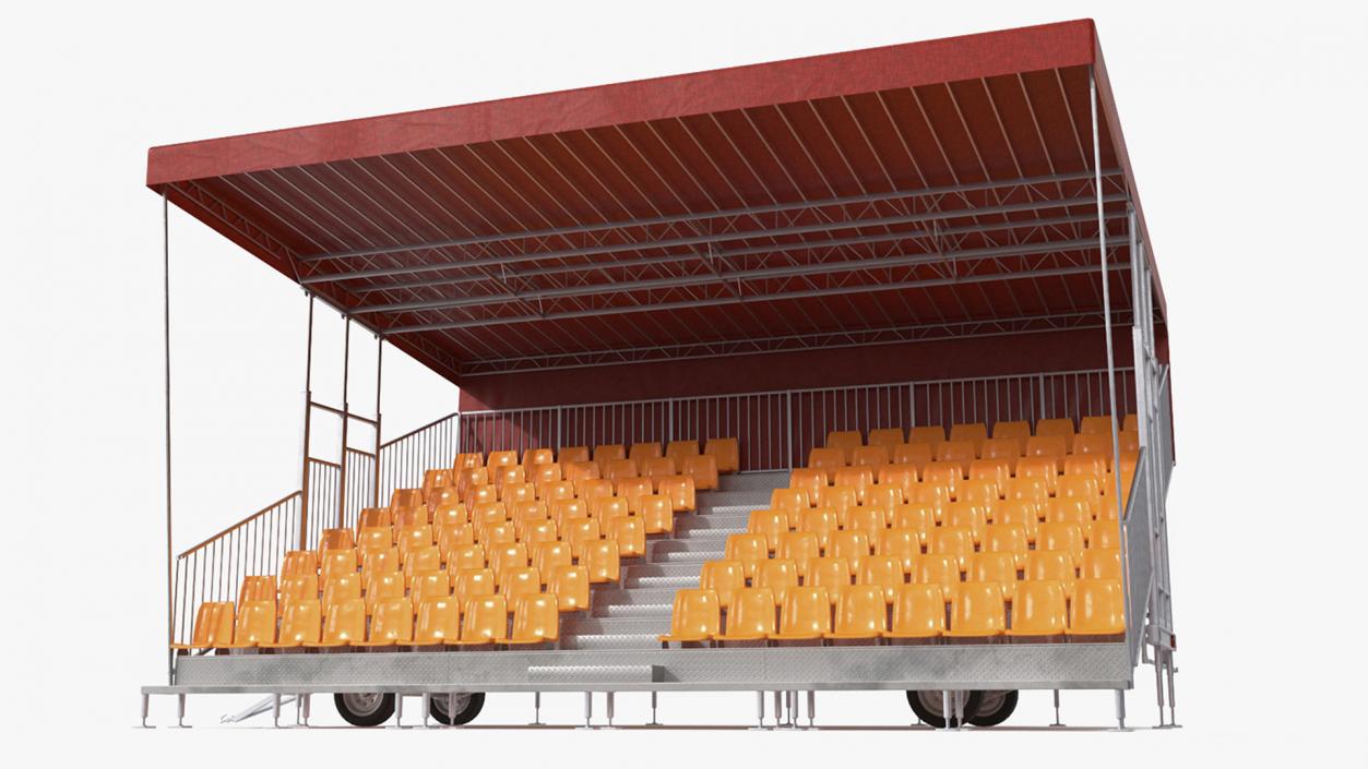 3D model Outdoor Grandstand 2