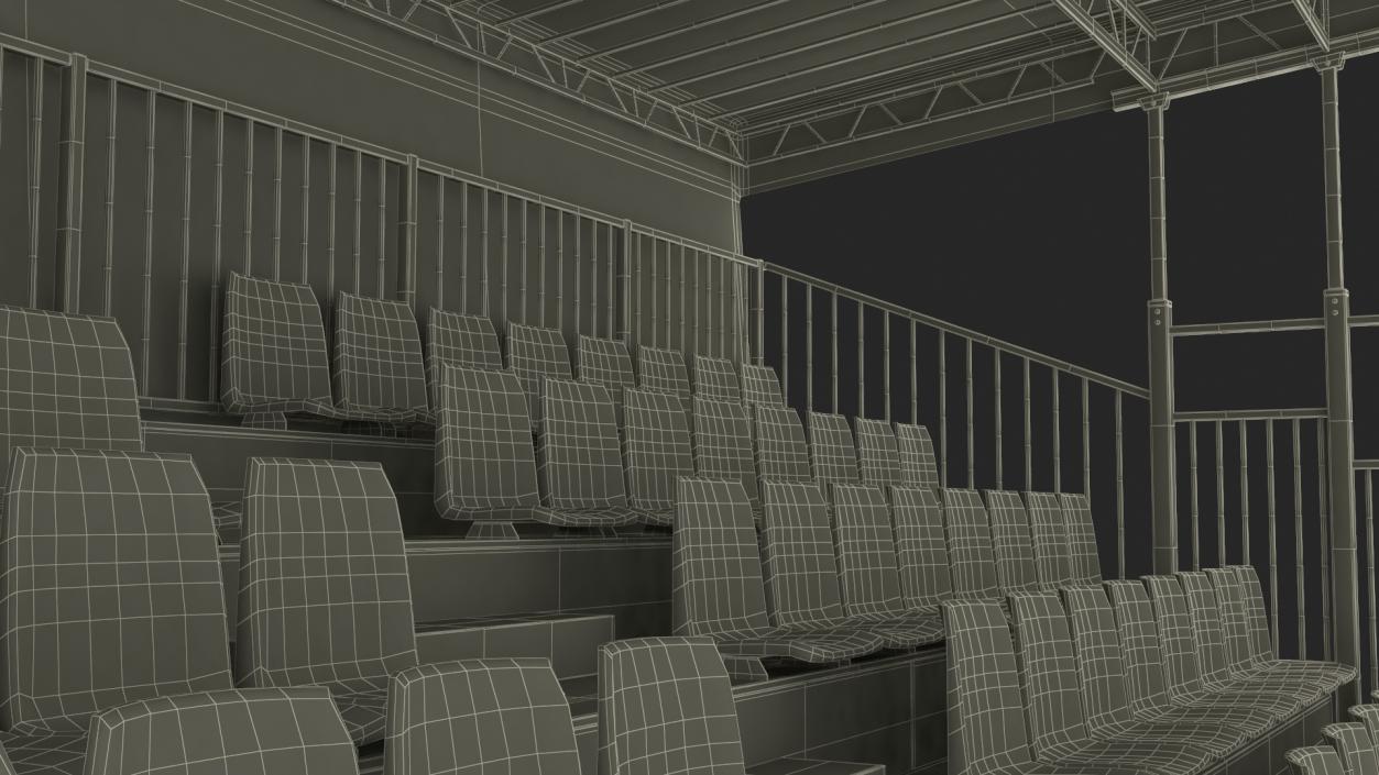 3D model Outdoor Grandstand 2