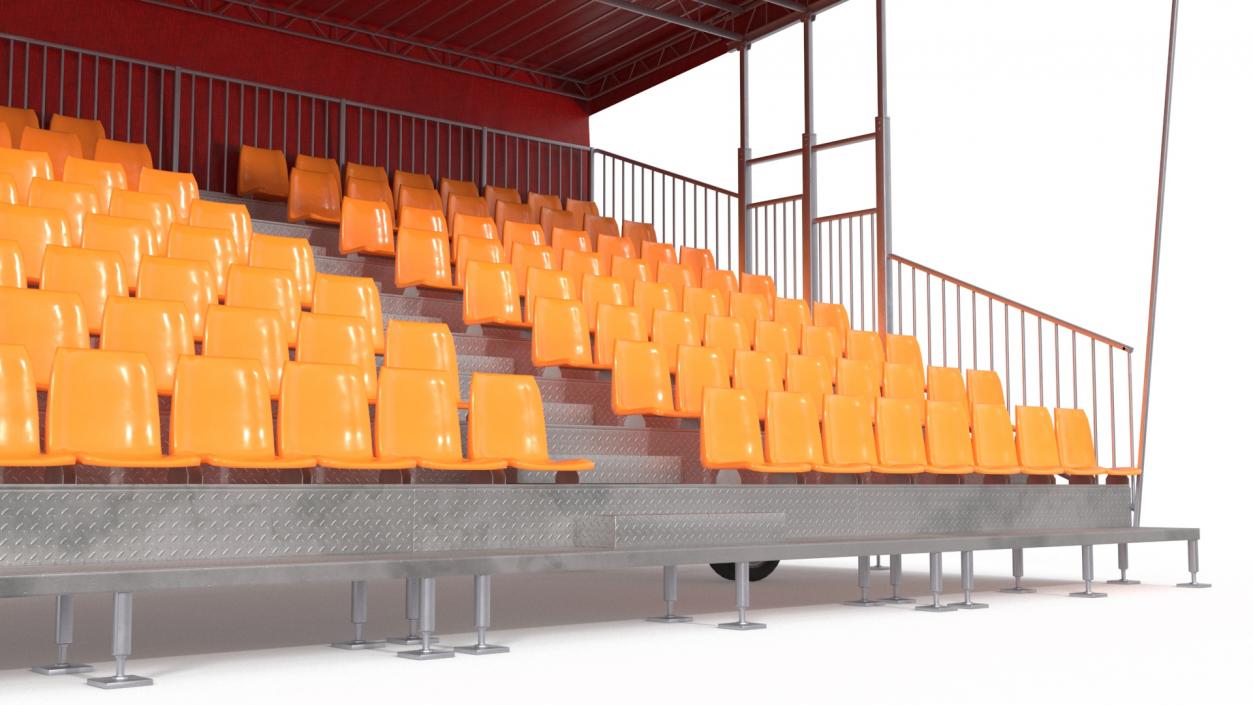 3D model Outdoor Grandstand 2