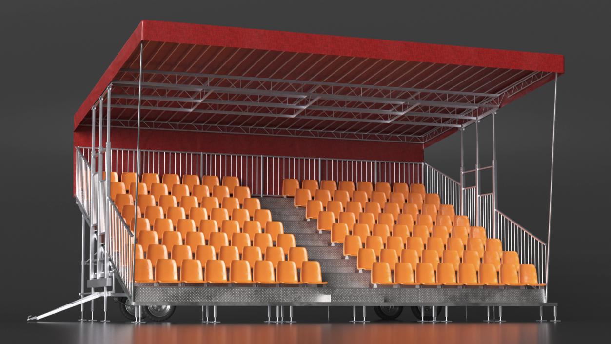 3D model Outdoor Grandstand 2