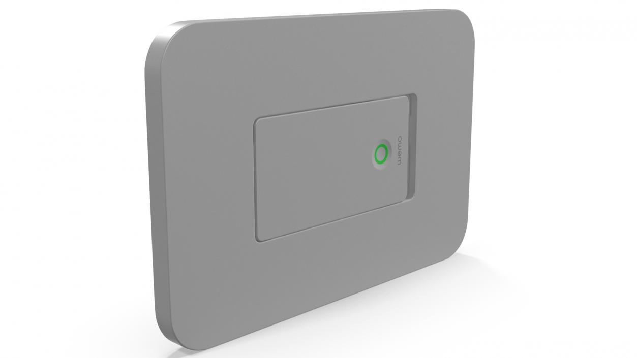 3D Wemo Smart Light Switch model