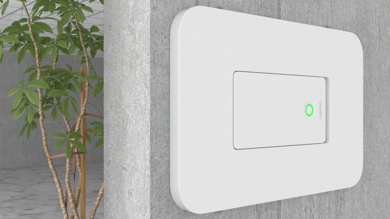 3D Wemo Smart Light Switch model