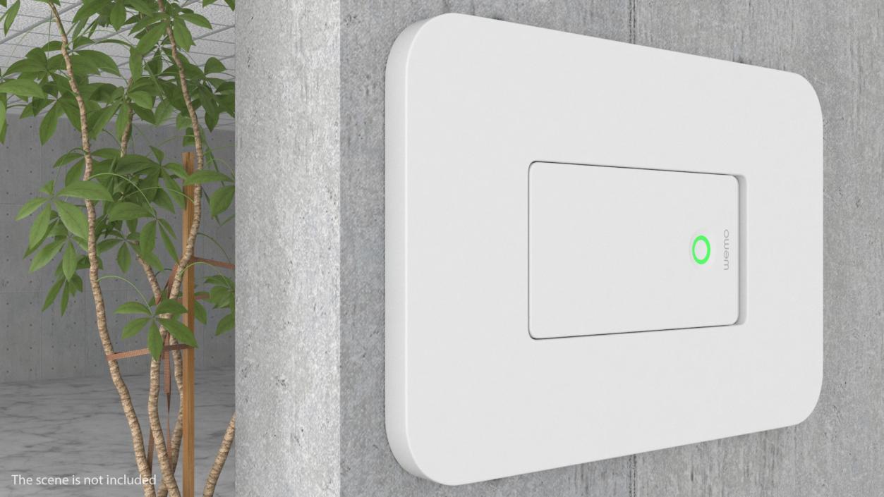 3D Wemo Smart Light Switch model