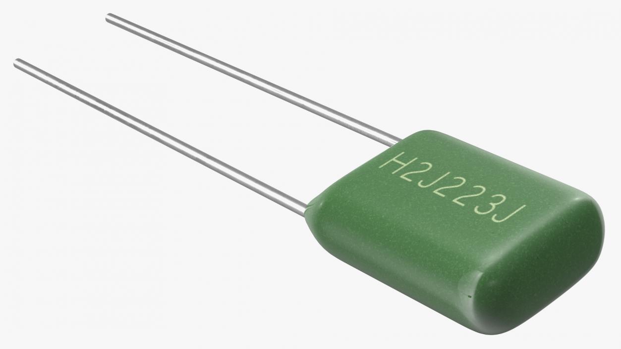 3D model Capacitors Soldered Collection