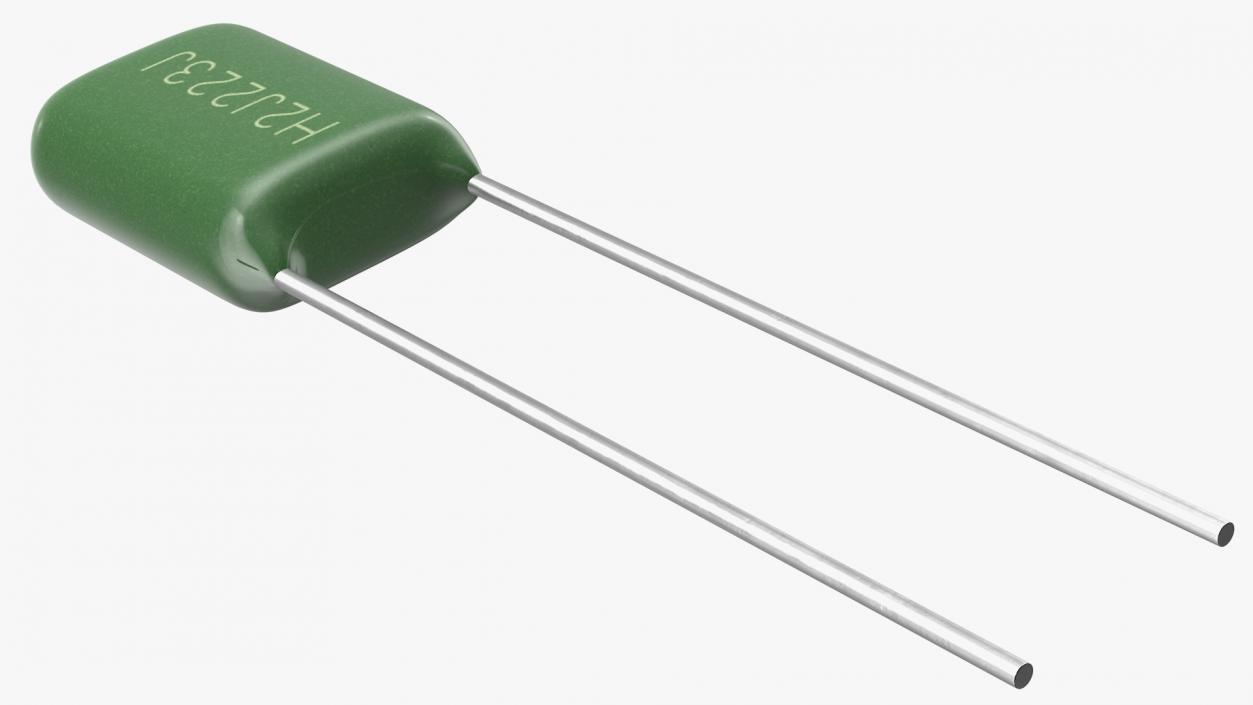 3D model Capacitors Soldered Collection