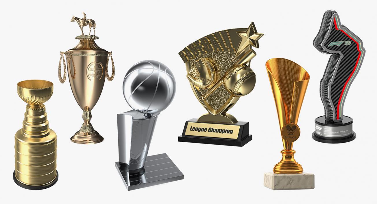 Sport Trophies Collection 7 3D