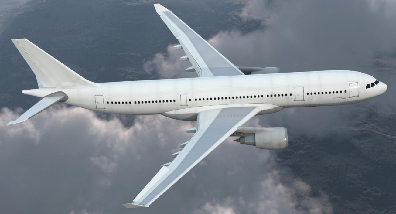 3D Jet Airliner Airbus A330-200 Generic