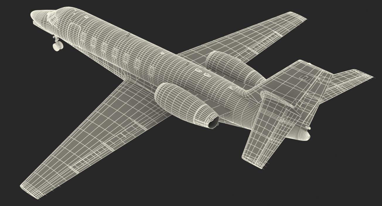 3D Rigged Business Jets Collection 2 model