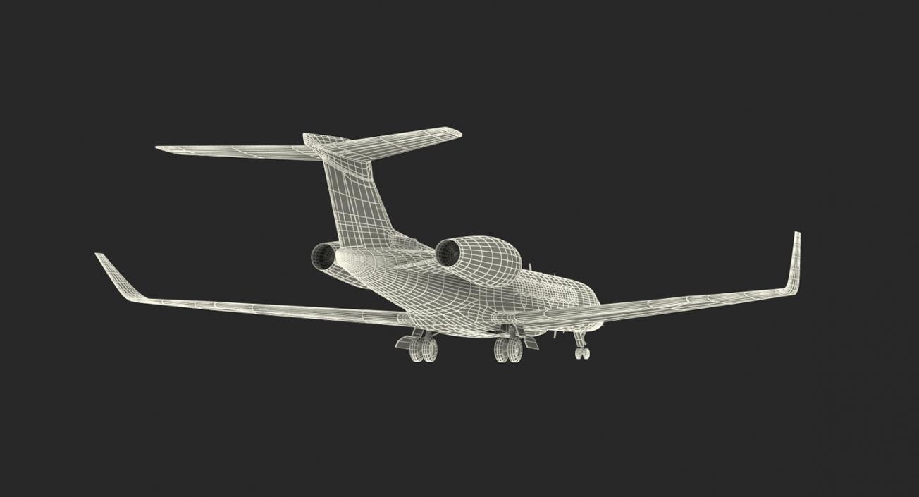 3D Rigged Business Jets Collection 2 model