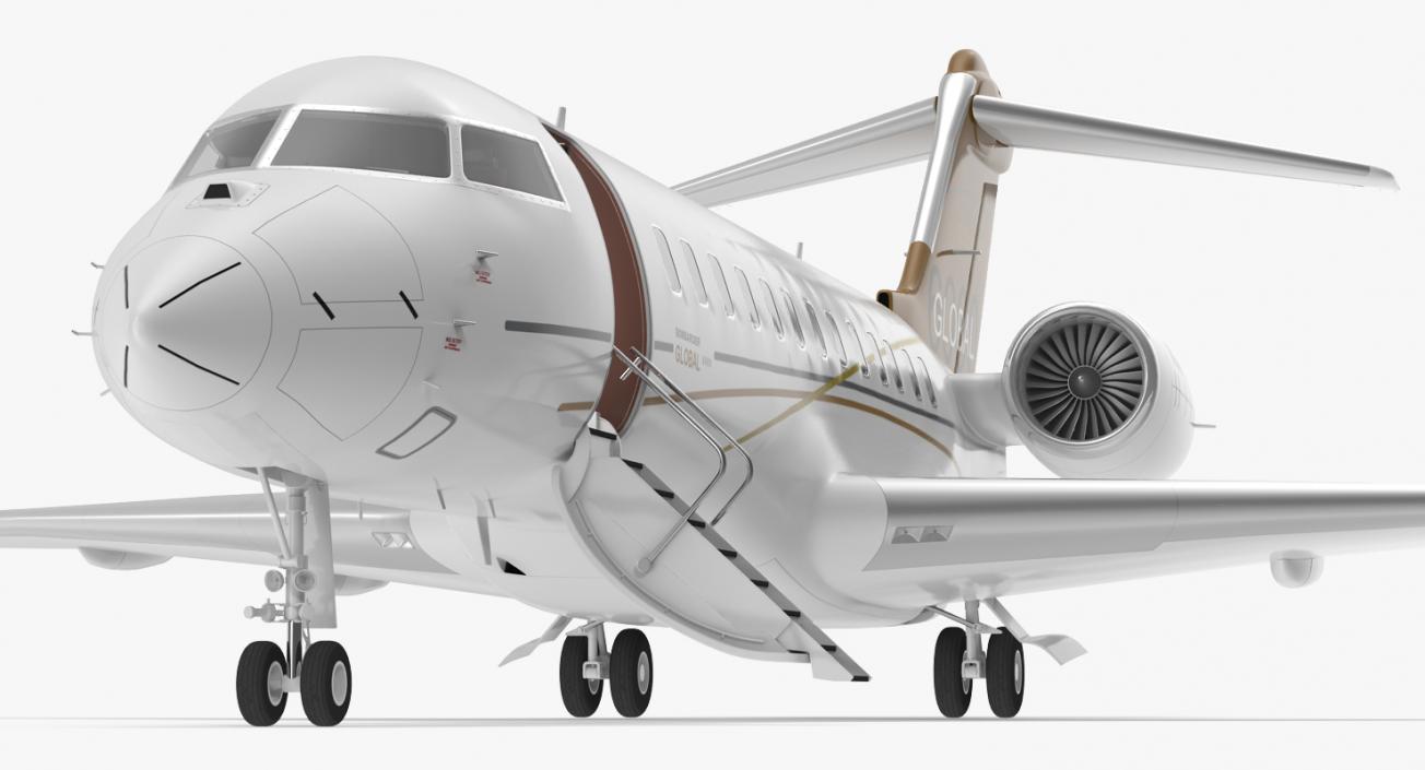 3D Rigged Business Jets Collection 2 model