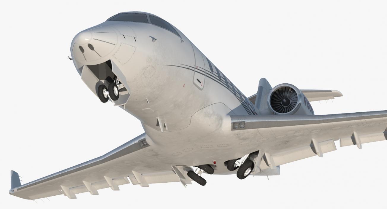 3D Rigged Business Jets Collection 2 model