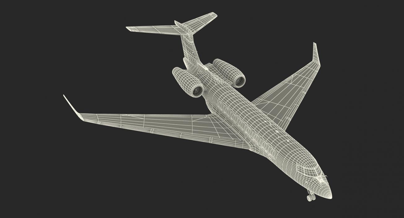 3D Rigged Business Jets Collection 2 model