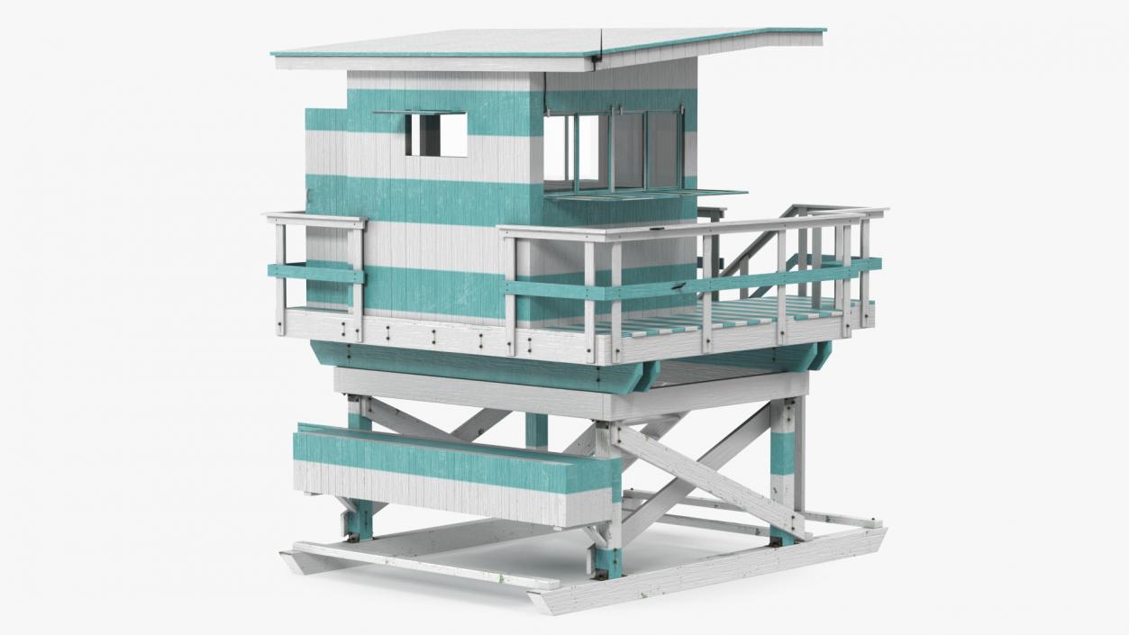 3D model Lifeguard Tower