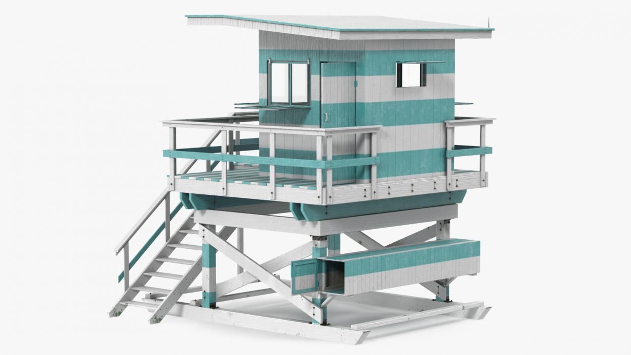 3D model Lifeguard Tower