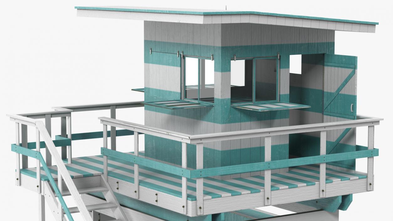 3D model Lifeguard Tower