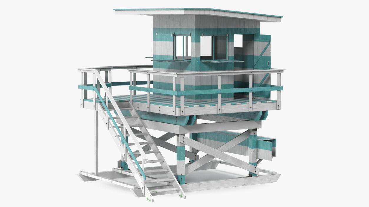 3D model Lifeguard Tower