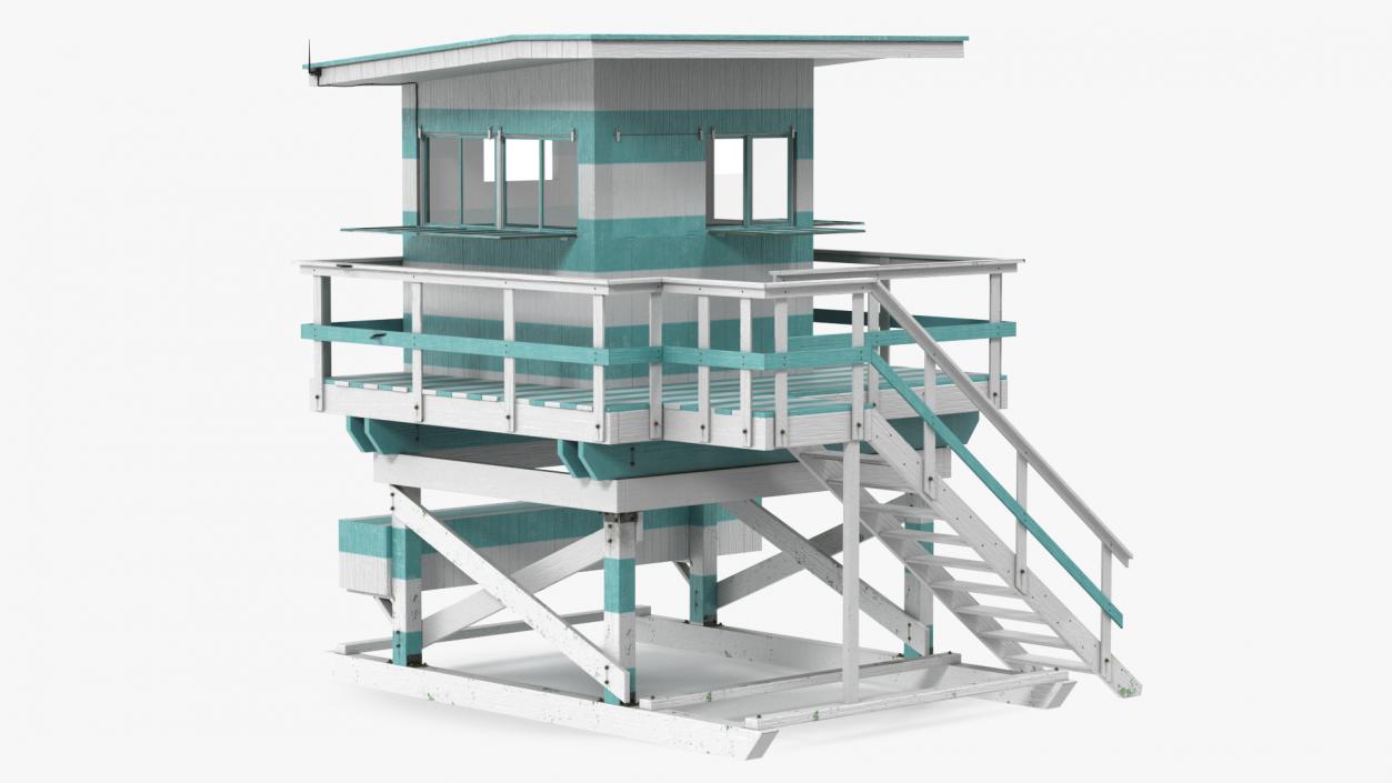 3D model Lifeguard Tower