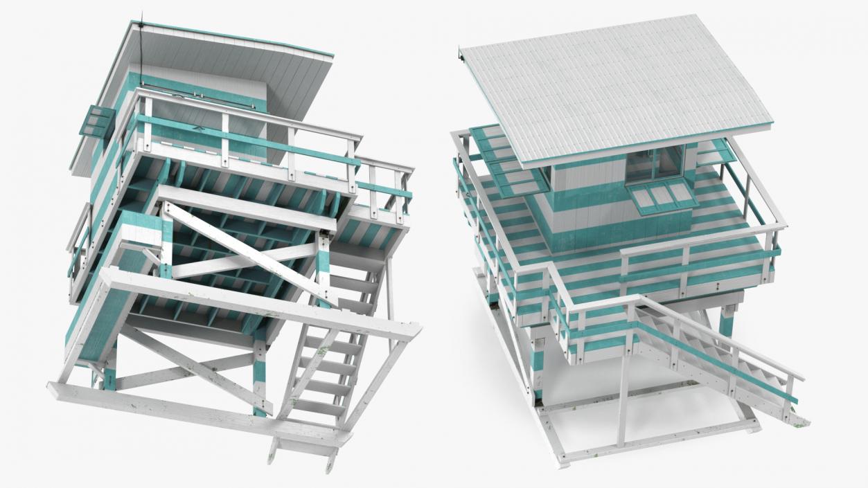 3D model Lifeguard Tower