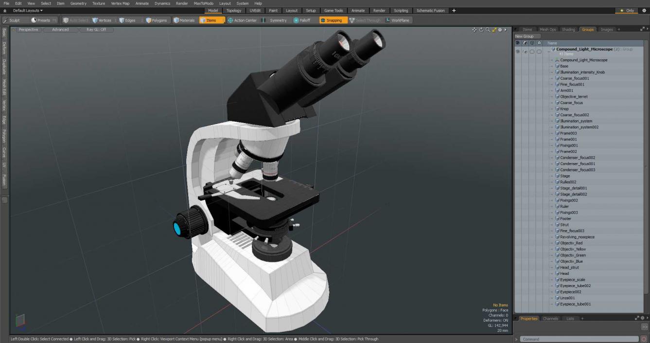 3D model Compound Light Microscope