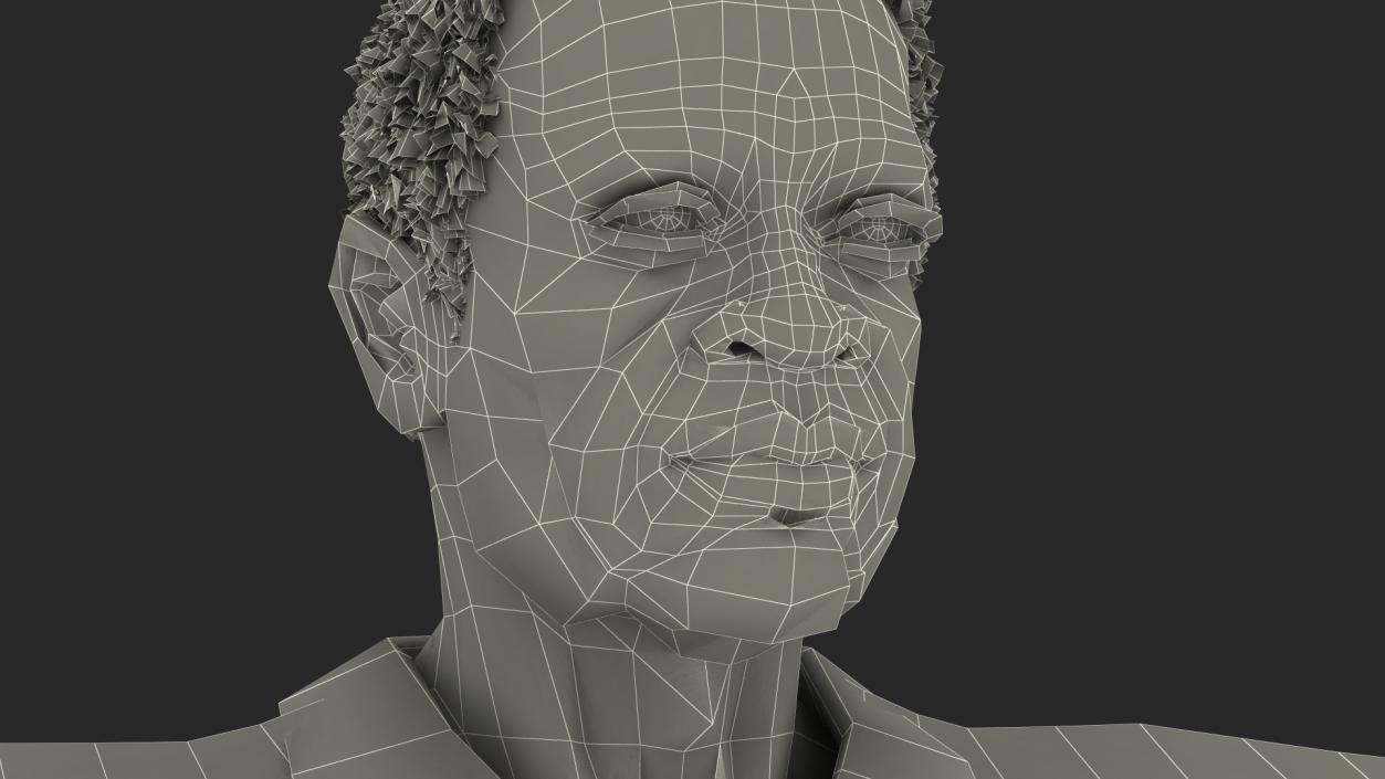 Home Style Afro American Man Rigged for Modo 3D model