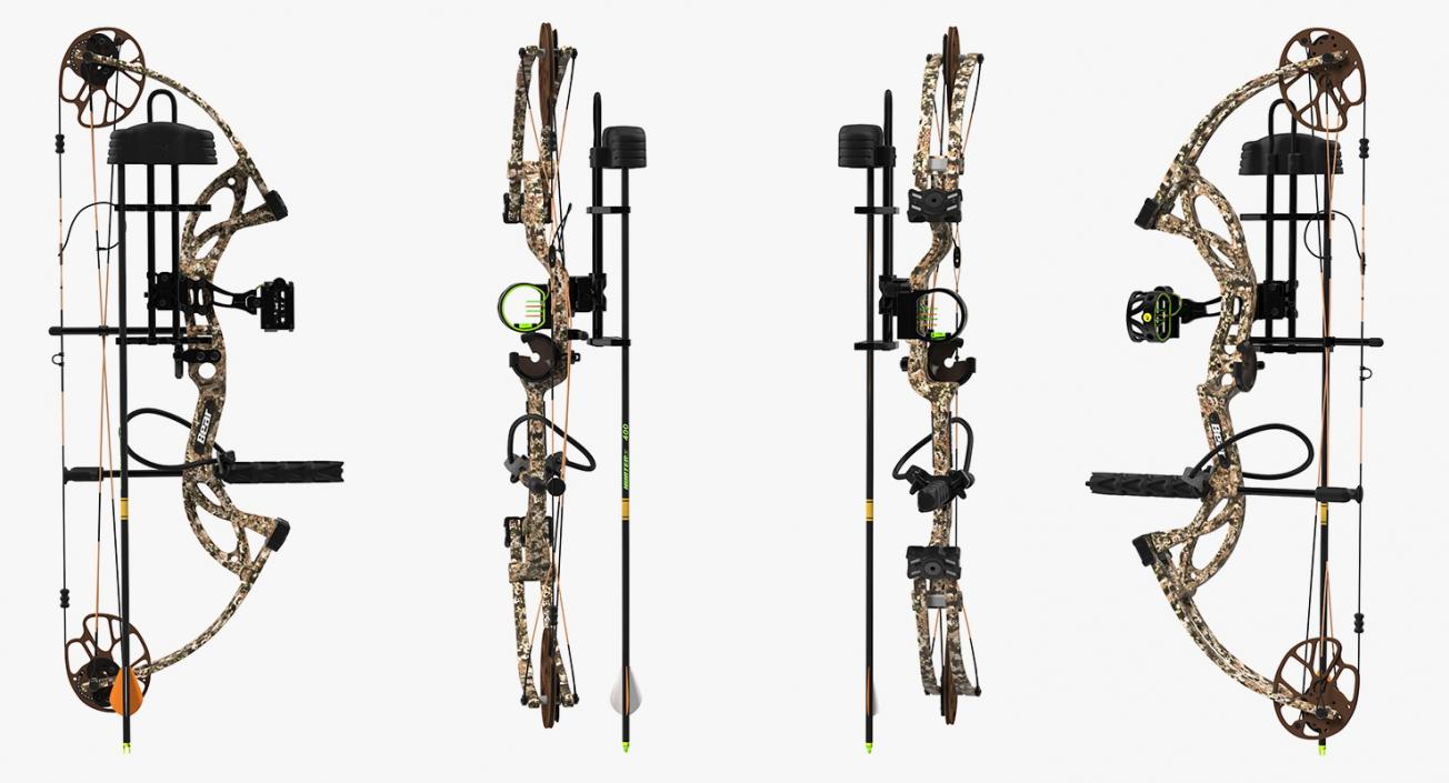 3D model Hunting Compound Bow Bear Cruzer G2