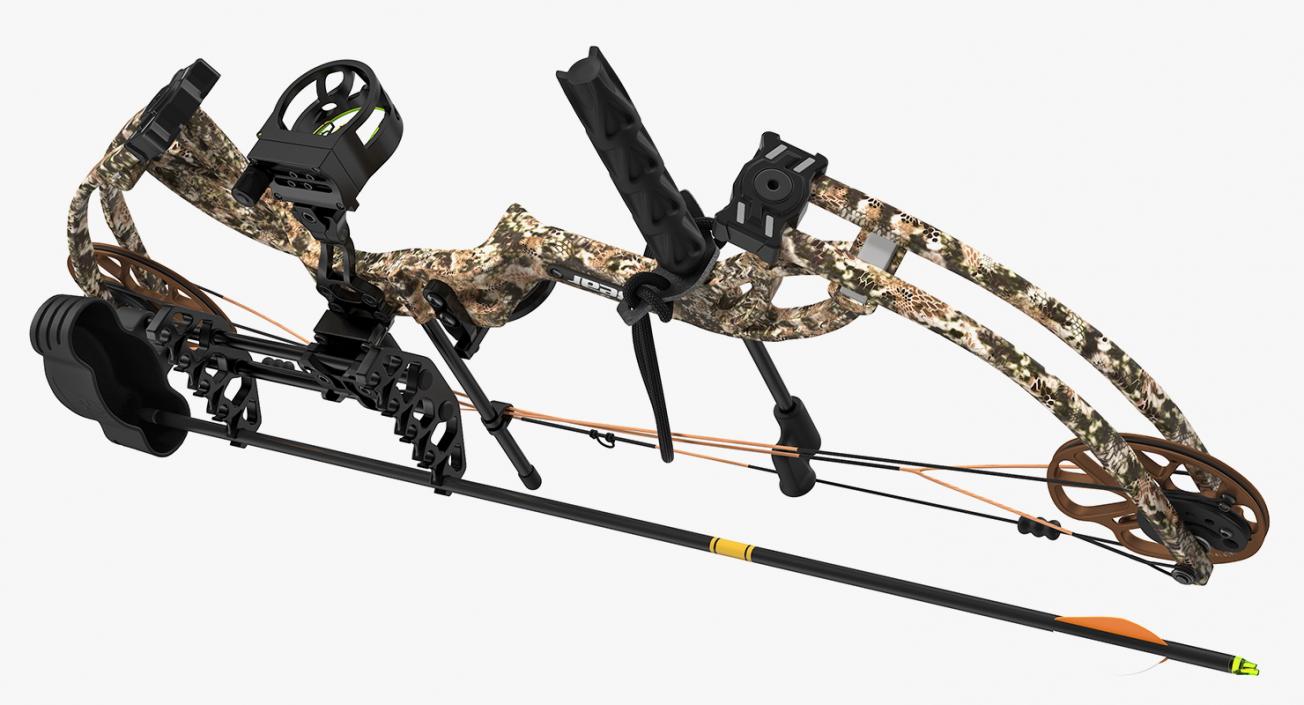 3D model Hunting Compound Bow Bear Cruzer G2