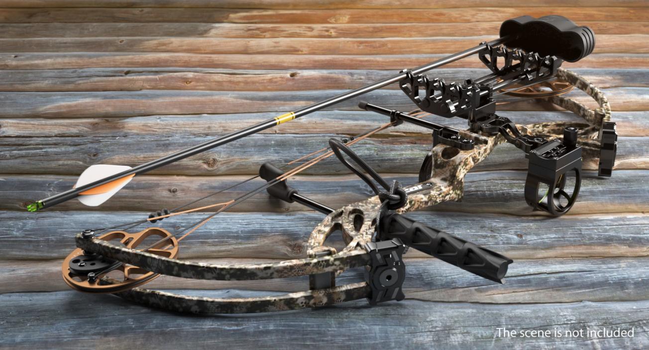 3D model Hunting Compound Bow Bear Cruzer G2