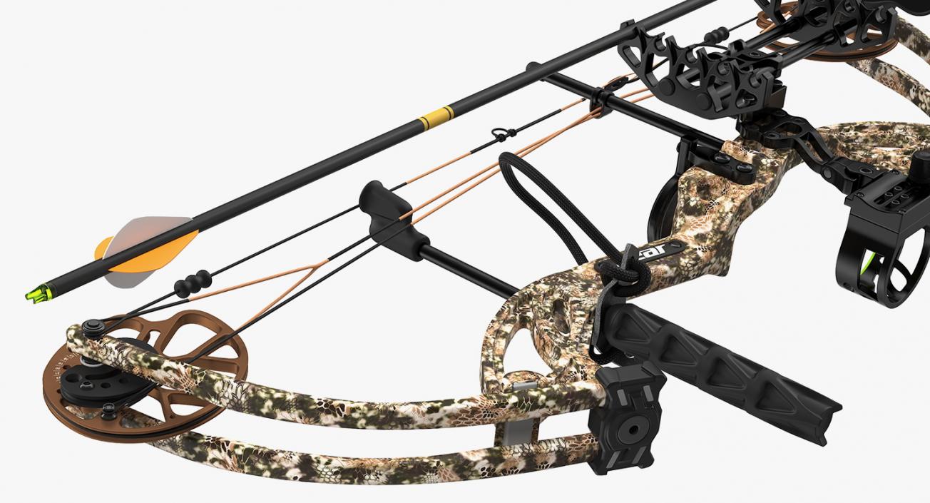 3D model Hunting Compound Bow Bear Cruzer G2