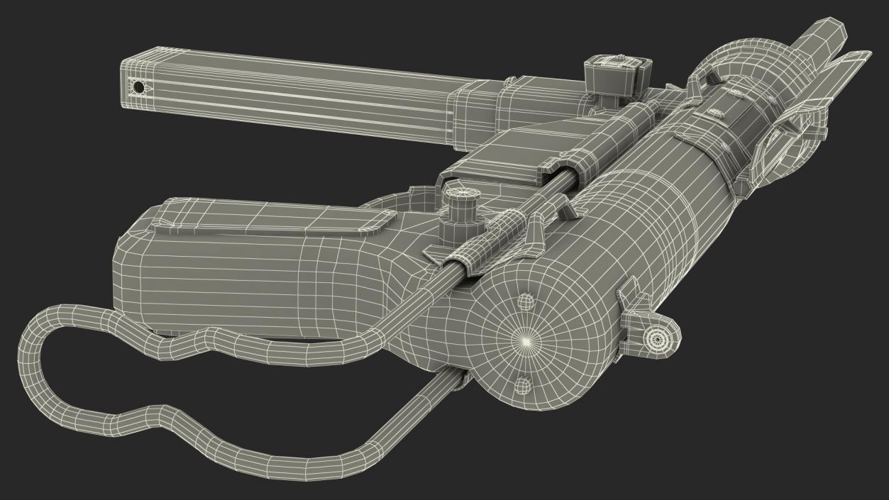 M3 Grease Gun 45 Caliber WW2 SMG 3D