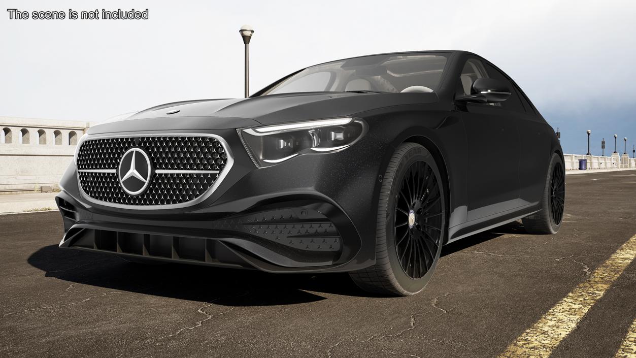 Mercedes-Benz E-Class 2023 Black 3D